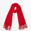 100% Cashmere Fringed Scarf