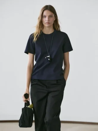 100% Cotton Interlock Crew Neck T-Shirt