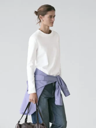 100% Cotton Interlock Long Sleeve T-Shirt