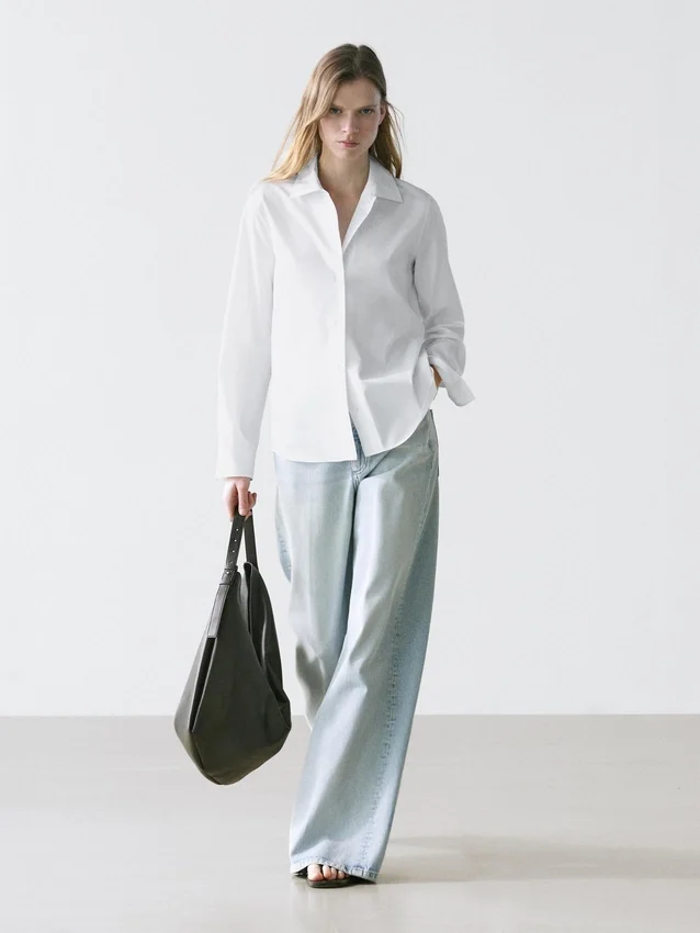 100% Cotton Poplin Shirt 100% Cotton Poplin Shirt