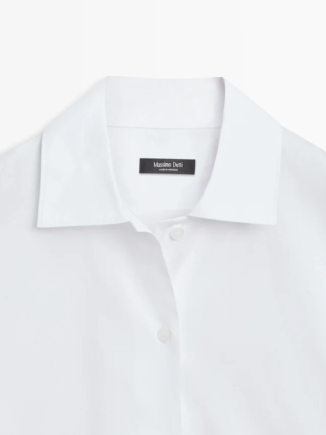 100% Cotton Poplin Shirt 100% Cotton Poplin Shirt