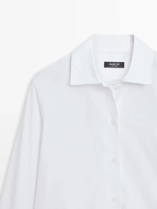 100% Cotton Poplin Shirt 100% Cotton Poplin Shirt