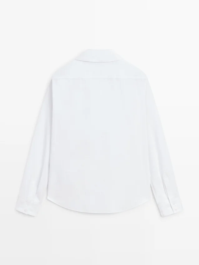 100% Cotton Poplin Shirt 100% Cotton Poplin Shirt