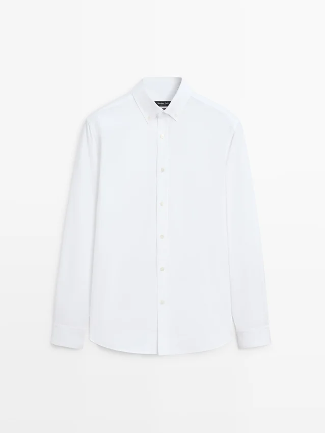 100% Cotton Regular Fit Oxford Shirt 100% Cotton Regular Fit Oxford Shirt