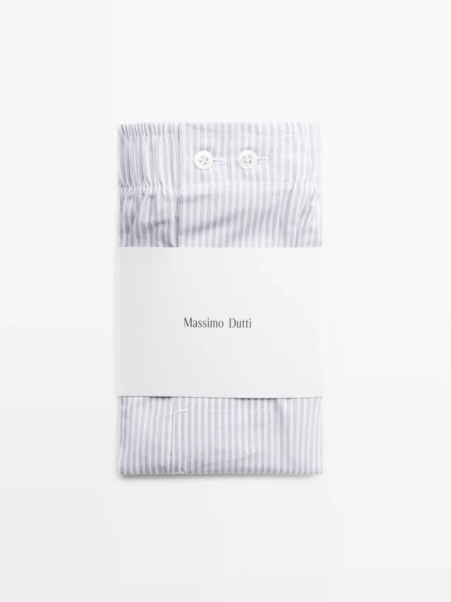 100% Cotton Striped Boxers 100% Cotton Striped Boxers