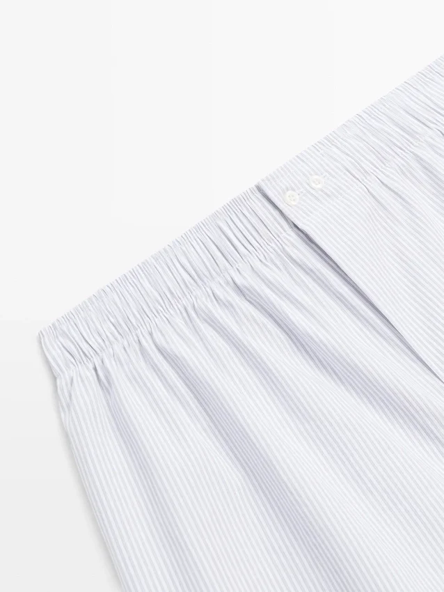 100% Cotton Striped Boxers 100% Cotton Striped Boxers