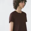 100% Cotton T-Shirt with Seam Detail