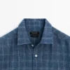 100% Linen Check Shirt