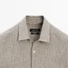 100% Linen Check Shirt