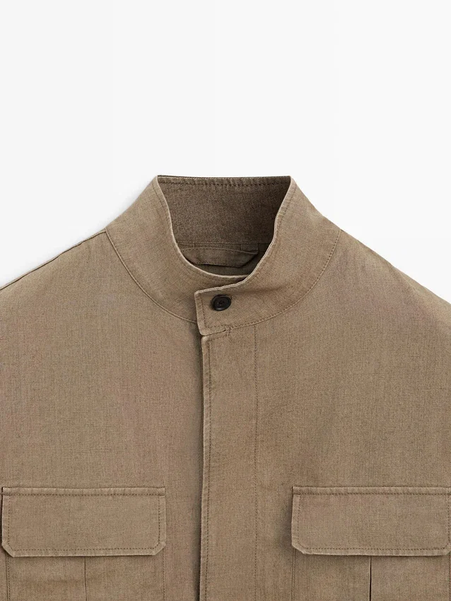 100% Linen Safari Jacket 100% Linen Safari Jacket