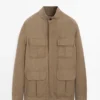 100% Linen Safari Jacket 100% Linen Safari Jacket