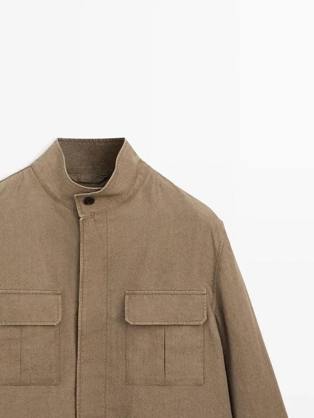 100% Linen Safari Jacket 100% Linen Safari Jacket