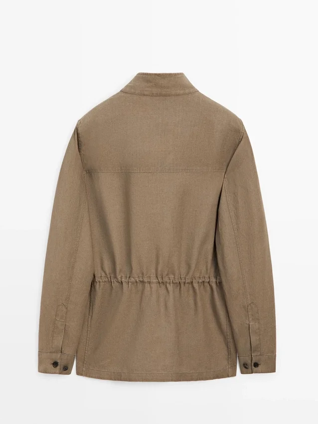 100% Linen Safari Jacket 100% Linen Safari Jacket