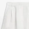 100% Linen Short Pleated Bermuda Shorts