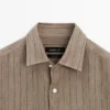 100% Linen Striped Shirt