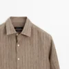 100% Linen Striped Shirt