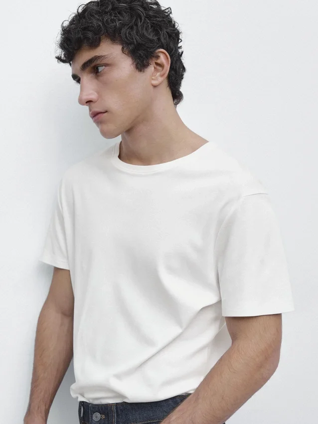 100% Mercerised Cotton T-Shirt 100% Mercerised Cotton T-Shirt