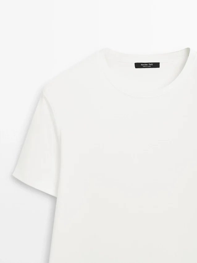 100% Mercerised Cotton T-Shirt 100% Mercerised Cotton T-Shirt