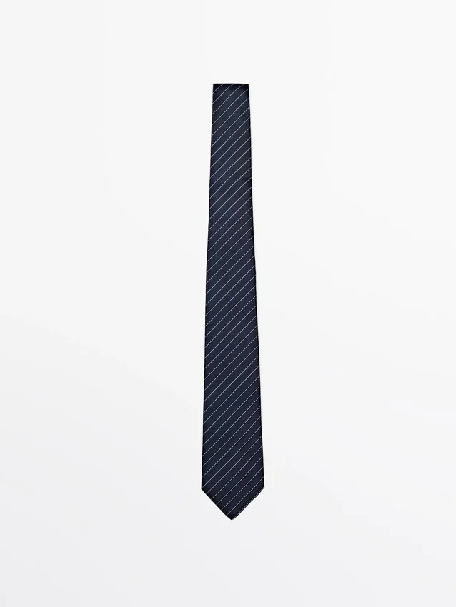 100% Silk Striped Tie 100% Silk Striped Tie