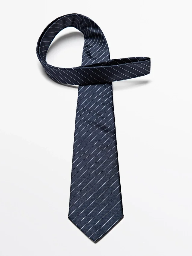 100% Silk Striped Tie 100% Silk Striped Tie