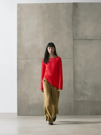 Asymmetric Knit Sweater