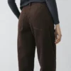 Barrel Fit Corduroy Trousers