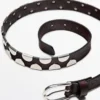 Belt with Metal Appliquas