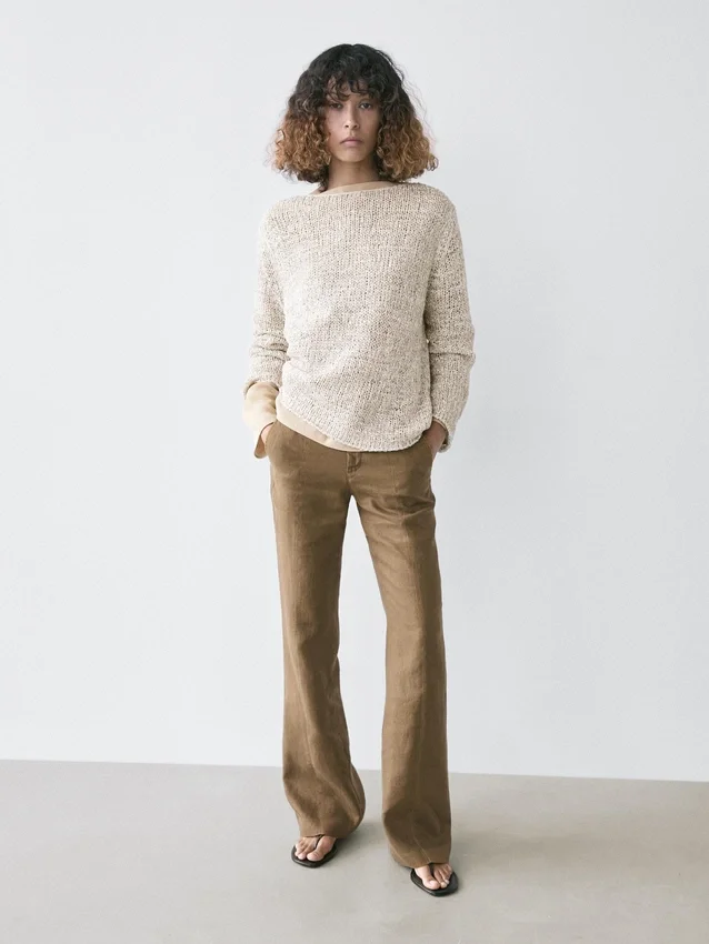 Boat Neck Knit Sweater Boat Neck Knit Sweater