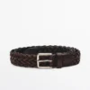 Braided Nappa Leather Belt Braided Nappa Leather Belt