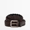Braided Nappa Leather Belt Braided Nappa Leather Belt