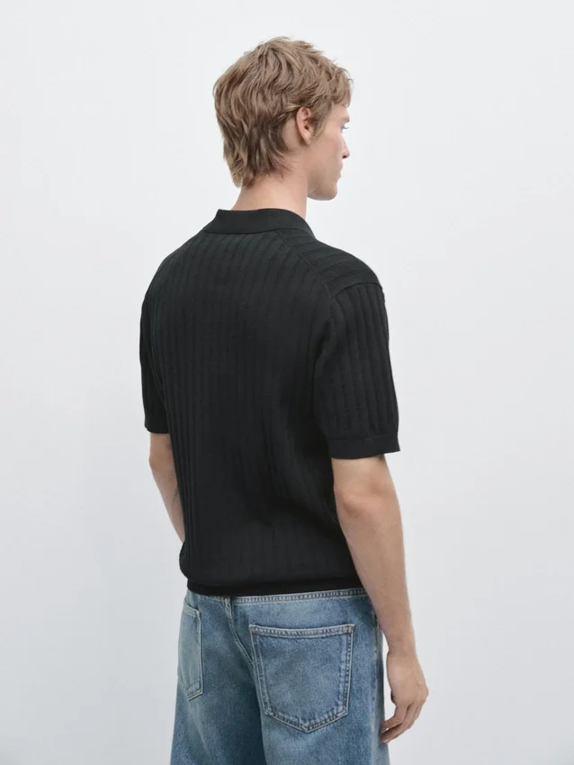 Cable-Knit Polo Sweater Cable-Knit Polo Sweater