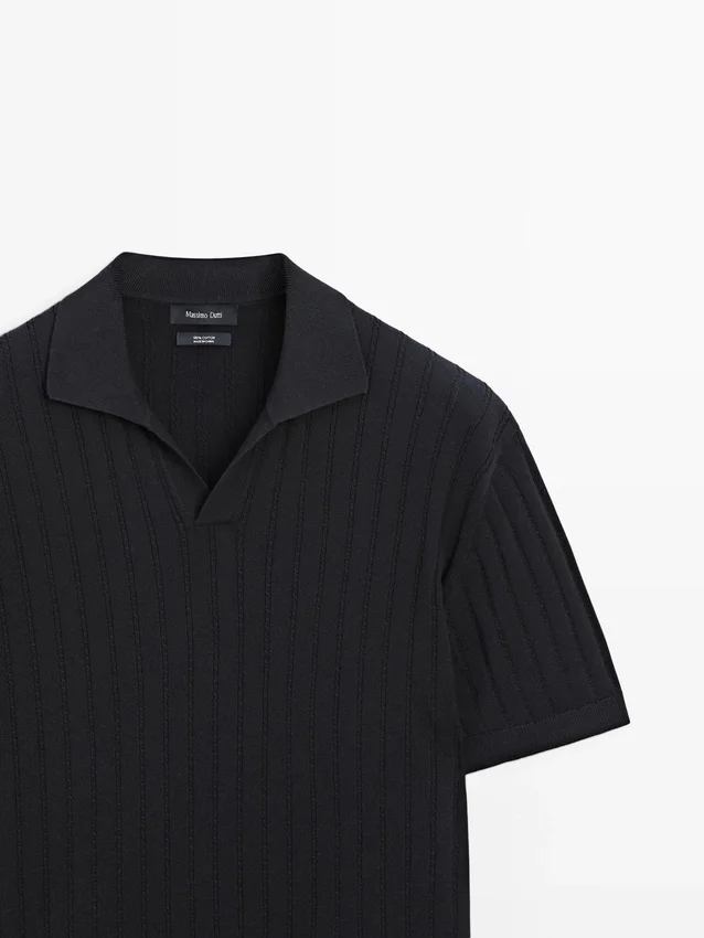 Cable-Knit Polo Sweater Cable-Knit Polo Sweater