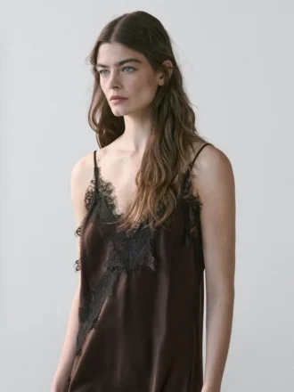 Camisole Dress with Lace Detail