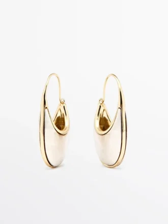 Contrast Ring Earrings