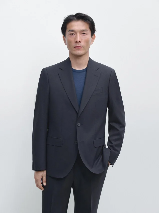 Cool Wool Blend Suit Blazer Cool Wool Blend Suit Blazer