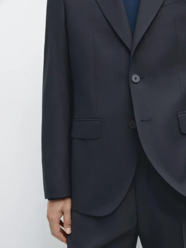 Cool Wool Blend Suit Blazer Cool Wool Blend Suit Blazer