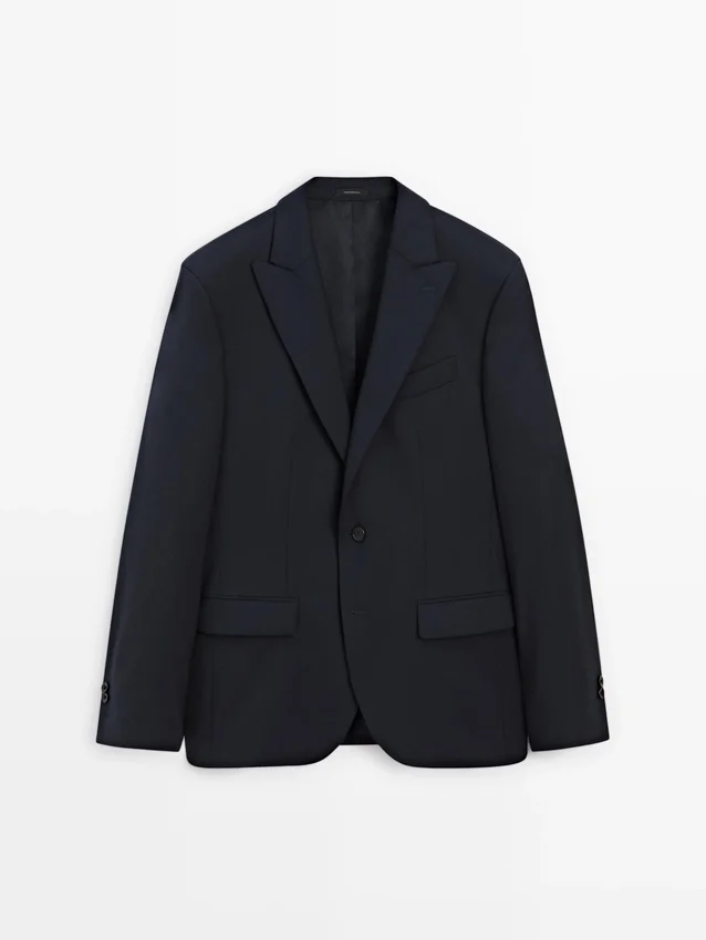 Cool Wool Blend Suit Blazer Cool Wool Blend Suit Blazer
