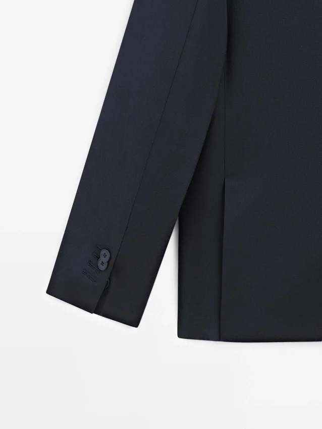 Cool Wool Blend Suit Blazer Cool Wool Blend Suit Blazer