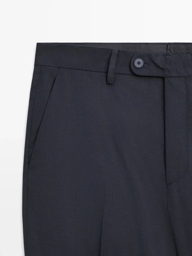 Cool Wool Blend Suit Trousers Cool Wool Blend Suit Trousers