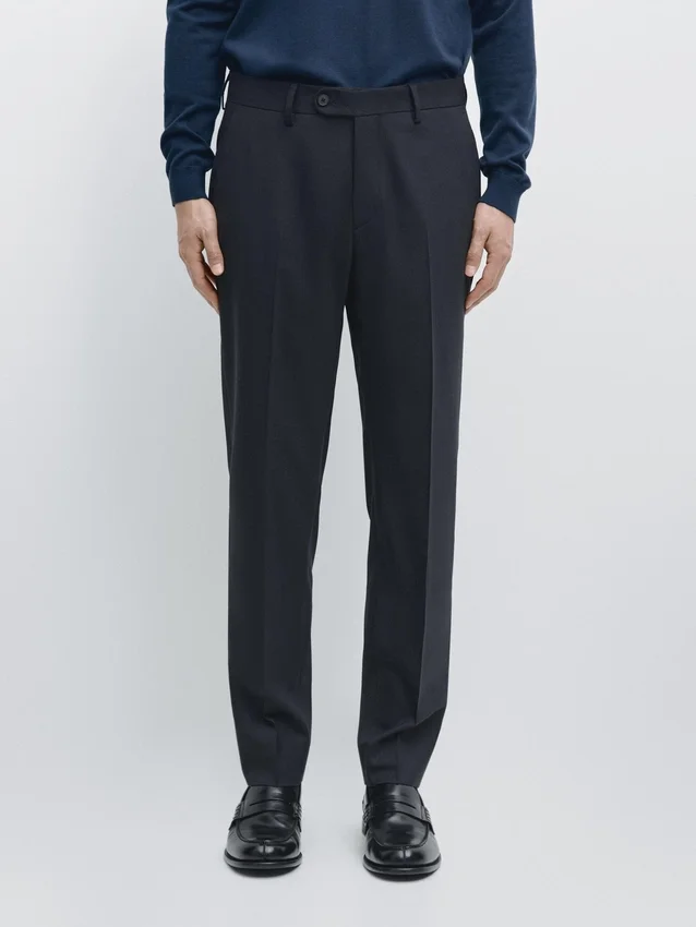 Cool Wool Blend Suit Trousers Cool Wool Blend Suit Trousers