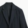 Cool Wool Micro-Textured Suit Blazer Cool Wool Micro-Textured Suit Blazer