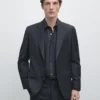 Cool Wool Micro-Textured Suit Blazer Cool Wool Micro-Textured Suit Blazer
