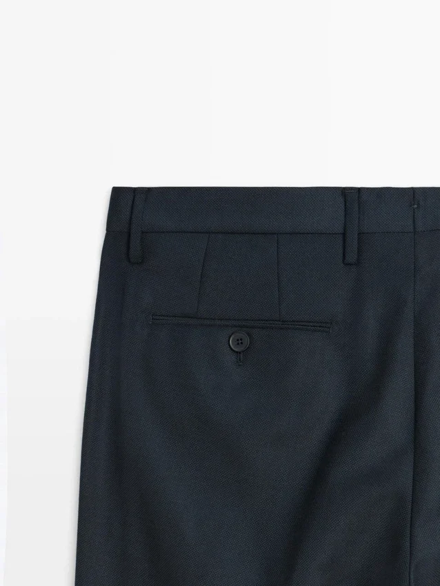 Cool Wool Micro-Textured Suit Trousers Cool Wool Micro-Textured Suit Trousers