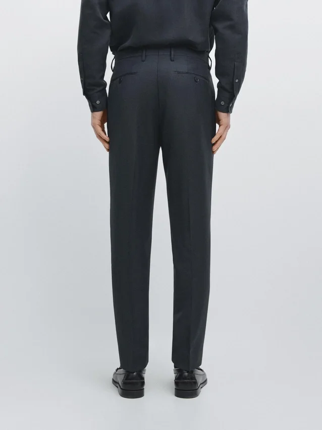 Cool Wool Micro-Textured Suit Trousers Cool Wool Micro-Textured Suit Trousers