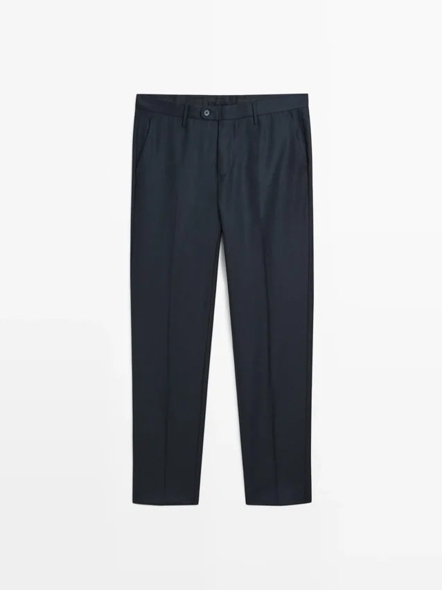 Cool Wool Micro-Textured Suit Trousers Cool Wool Micro-Textured Suit Trousers