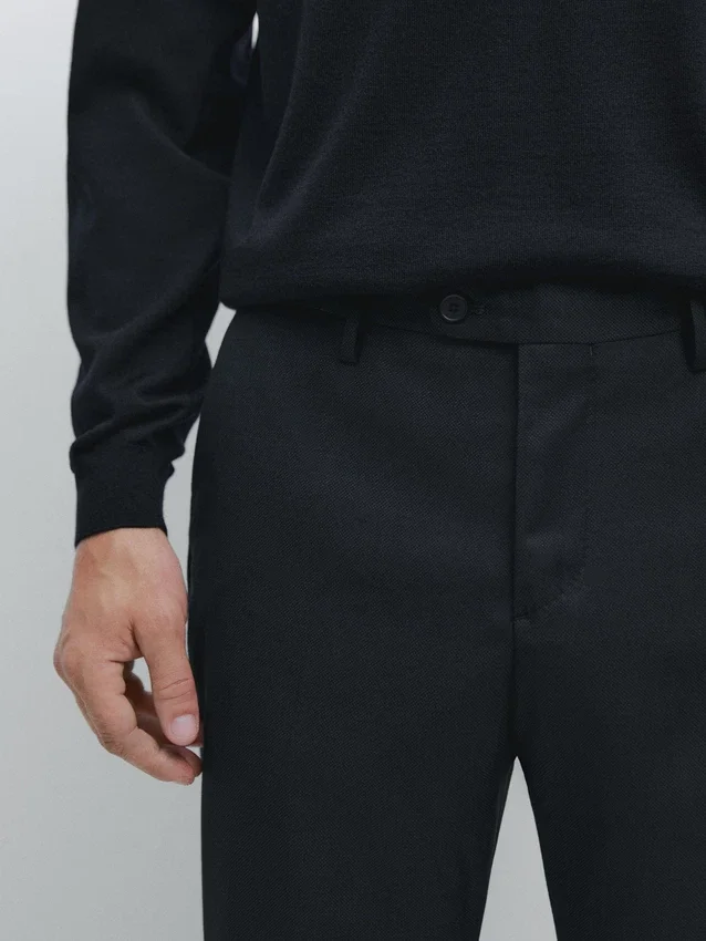 Cool Wool Micro-Textured Suit Trousers Cool Wool Micro-Textured Suit Trousers