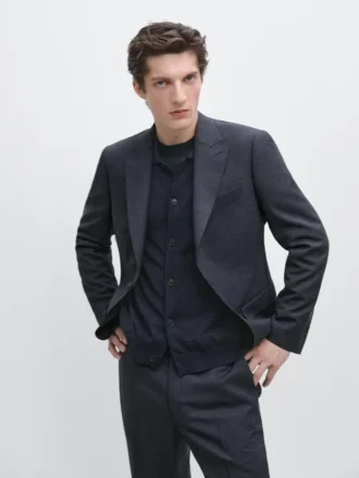 Cool Wool Suit Blazer
