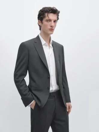 Cool Wool Suit Blazer