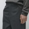 Cool Wool Textured Trousers