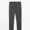 Cool Wool Textured Trousers